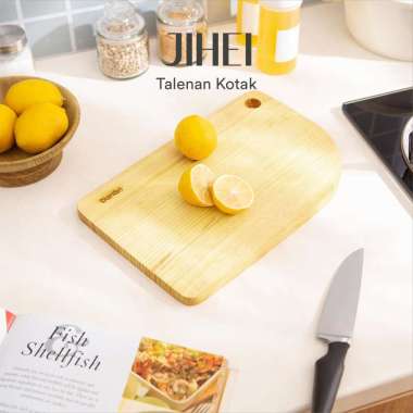 Dekoruma JIREN Talenan Kotak Kayu Mahoni / Cutting Board 31x20 CM