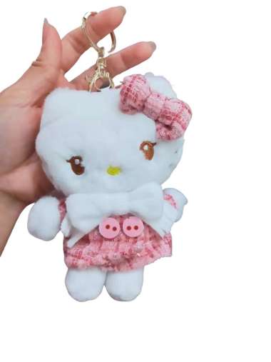 Gantungan kunci hiasan tas boneka mewah cute dolls gantungan hp aesthetic hadiah gantungan lucu bone