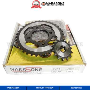 Gir set Gear set Astrea Grand Prima 14-36T / 428H-100 NAKASONE Gir set rantai grand prima