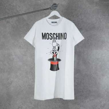 Dress Moschino x Bugs Bunny Looney Tunes Dress in White 100% ORIGINAL size 42