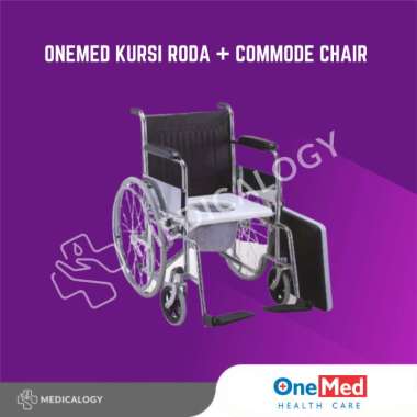 Onemed Kursi Roda + Commode Chair