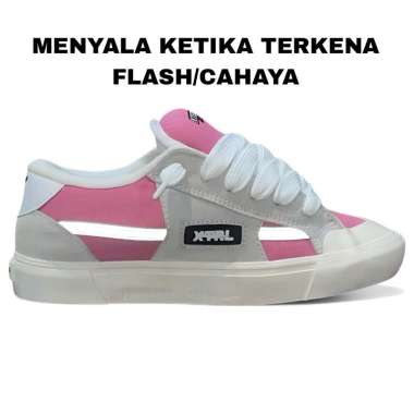 Sepatu XternalStepSure Gemuk Skateboard Pink Pria Wanita 43 SkateGemukOffWPink