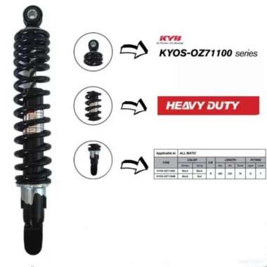 SHOCKBREAKER KAYABA HEAVY DUTY MOTOR BEAT VARIO SCOPY KARBU MIO FINO Hitam