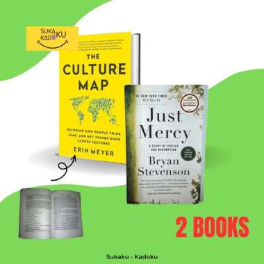 The Culture Map Erin Meyer / Just Mercy Bryan Stevenson Book Paperback Buku Import