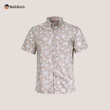 Batik Keris Kemeja Relaxed Fit Lengan Pendek Keris Sumulur 006PB2KLFSCL SS COKLAT