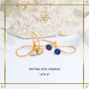 ANTING DEWASA MODEL DESI TERBARU EMAS ASLI EMAS MUDA DAN EMAS TUA KADAR 6K (300), 8K (375) & 16K (70