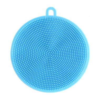 BLI SG Spons Cuci Piring Bulat Silikon Spons Cuci Silikon Spons Cuci Multifungsi Spons Pencuci Pirin