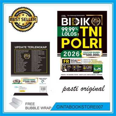 BUKU TNI POLRI 2026 BIDIK 99,99% LOLOS TNI POLRI 2026 TERBARU