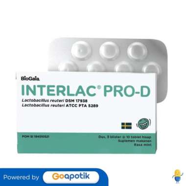 INTERLAC PRO-D STRIP 10 TABLET