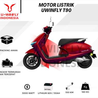 Motor Listrik Uwinfly T90 3000 WATT OFF THE ROAD Merah
