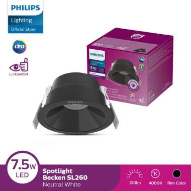 Lampu Spotlight Philips SL260 RD 075 7.5W 940 36° Cahaya Semi Putih