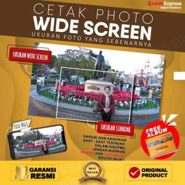 Cetak Foto 5R Wide Screen + Album