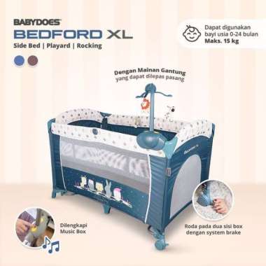 Box Bayi Babydoes Bedford XL / Tempat Tidur Bayi