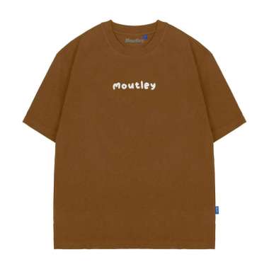 Moutley Kaos Pria Lengan Pendek Oversized Fit Katun 20s Daniel OL-C110725 Black M