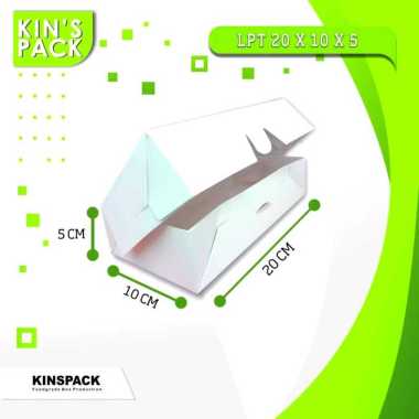 Lipatan Dus 20x10x5 ivory @50 pcs