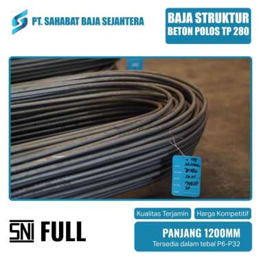 Beton Polos - Besi Behel - BJTP 280 12 Meter 6 MM