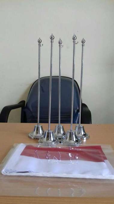tiang bendera meja stainless