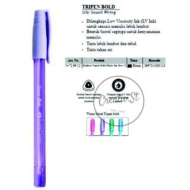 Faber Castell Faber-Castell Pulpen Pena Bolpen Tripen Bold 1.0 Mm (1 PCS) Tripen Bold 1.0 Mm