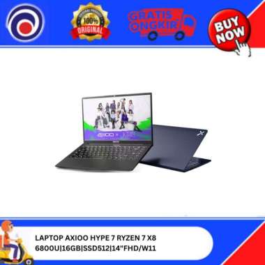 LAPTOP AXIOO HYPE 7 RYZEN 7 X8 6800U|16GB|SSD512|14"FHD/W11