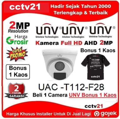 Camera / CCTV /UNV UAC-T112-F28-W Indoor (Beli 1 Camera UNV (Bonus 1 Kaos) Harga Lagi Promo cctv21