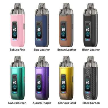 DEVICE - Oxva VPRIME 60W 2600mAh Pod Kit by Oxva Original V Prime Pods Brown Leather