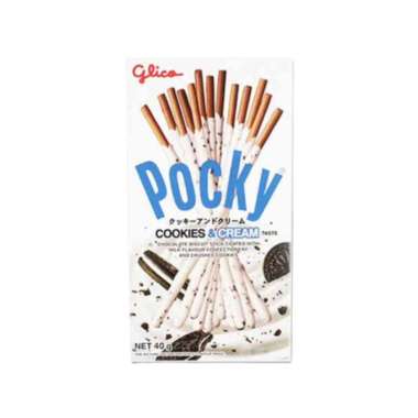 Promo Harga Glico Pocky Stick Cookies Cream 40 gr - Blibli