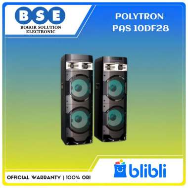 POLYTRON Bluetooth Speaker Aktif Karaoke 10 Inch PAS 10DF28 Polytron PAS-10DF28 Extra Bass / PAS 10D