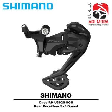 Shimano Cues RD-U3020-SGS Rear Derailleur 9 Speed RD Sepeda