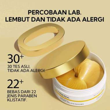 Lanbena Eye Patches Anti Wrinkle - Lanbena Eye Mask - Masker Mata Lanbena Anti Aging 24k gold