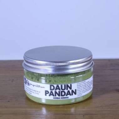 Daun Pandan Bubuk - Pandan Leaves Powder - High Quality Herbs Powder Plastic Jars