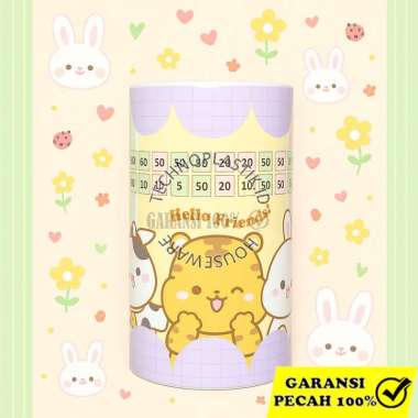 TECHNOPLAST Coin Bank / Celengan Plastik Anak 100 X 175 Mm PRINCESS WISHES Cocok Souvenir HELLO FRIE