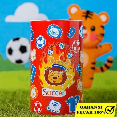 TECHNOPLAST Coin Bank / Celengan Plastik Anak 100 X 175 Mm PRINCESS WISHES Cocok Souvenir SOCCER