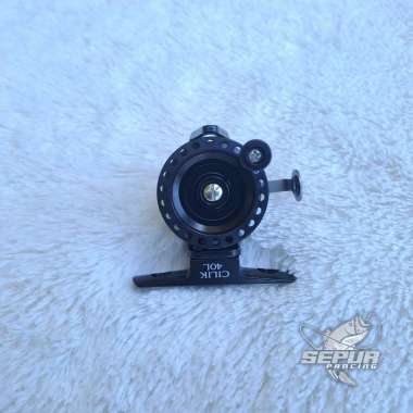Reel Pancing Mini Tokos Anyfish CILIK 40L – Full Metal Handle Kiri Ringan 70gr Knob Drag Halus Black