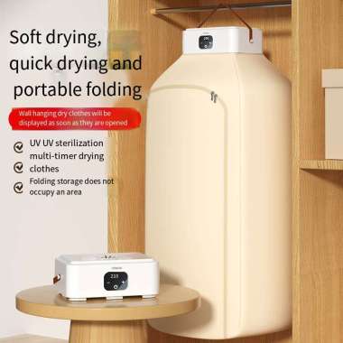 Vinero Clothera Mesin Pengering Pakaian Portabel Mini Electric Laundry Foldable UV Sterilization