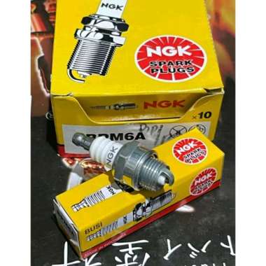 [1 PCS] NGK BUSI BPM6A 100% ASLI NGK BUSI MESIN RUMPUT SPARK PLUG MOTOR SPARKPLUG MESIN POTONG RUMPU
