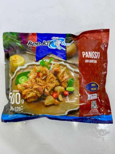 Bee Jay Pangsit Mini Wonton Free Chilli Oil 500gr - Beejay Mini Wonton / Festive Frozen Food