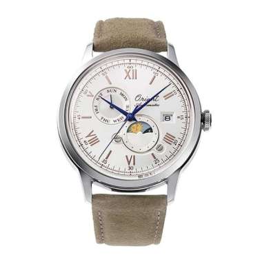 Jam Tangan Pria Orient RA-AK0808S30B Classic Bambino 75th Anniversary Orient RA-AK0808S Sun & Moon O