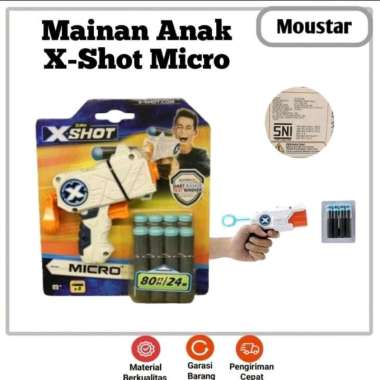 Mainan Anak Tembakan X SHOT + 8 Peluru SNI