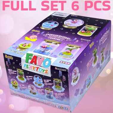 RE-MENT Kirby Terrarium Collection Fountain of Dreams Story Series - FULL SET 6 PCS Blind Box Figure