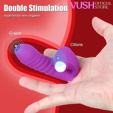 Finger Vibratoerr Jari Wanita Alat Pijatan Otomatis Elektrik Pijat Area Tubuh Wanita Multifungsi Wat