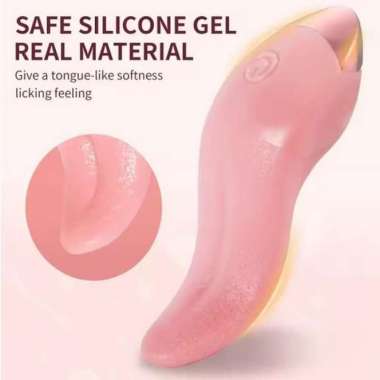 Tongue Licking Sucking Massager Simulasi Silikon Lidah LILO dido