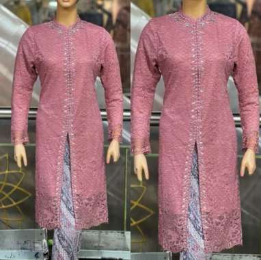 TS KEBAYA PAYET MODERN - TUNIK BROKAT BUSUI MODERN - KEBAYA PESTA - KEBAYA TUNIK - KEBAYA WISUDA MOD
