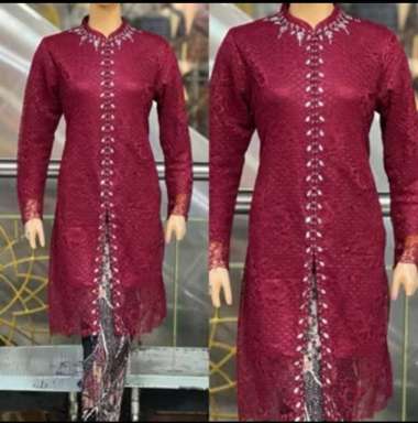 TS KEBAYA PAYET MODERN - TUNIK BROKAT BUSUI MODERN - KEBAYA PESTA - KEBAYA TUNIK - KEBAYA WISUDA MOD