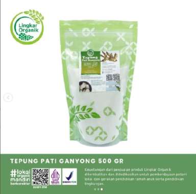 Lingkar Organik Tepung Pati Ganyong 500 gr - Tepung Organik Gluten Free