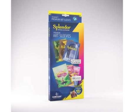 Splendor Board Game Official Accessories Premium Art Sleeve