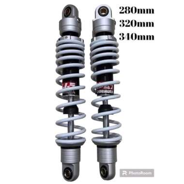 Shock Belakang Shockbreaker Yoshimura Seri Z Ukuran 280/320/340 Jupiter Z/Vega 280MM putih