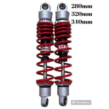 Shock Belakang Shockbreaker Yoshimura Seri Z Ukuran 280/320/340 Jupiter Z/Vega 320MM merah