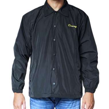 Jstro Jaket Coach Pria Bahan Mayer Hitam Coverage Default