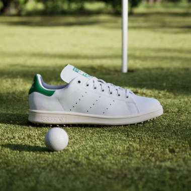 Sepatu Pria Adidas Stan Smith Spikeless Golf Green / Off White (JH6153) Original 46