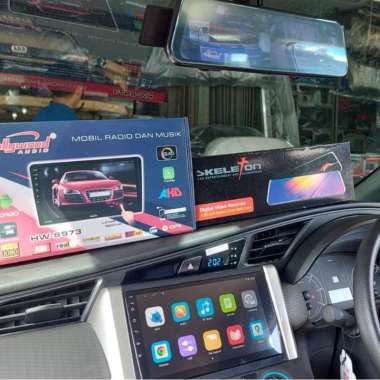 DOUBLEDIN DOUBLE DIN HEAD UNIT HEADUNIT ANDROID INNOVA REBORN FULL SET